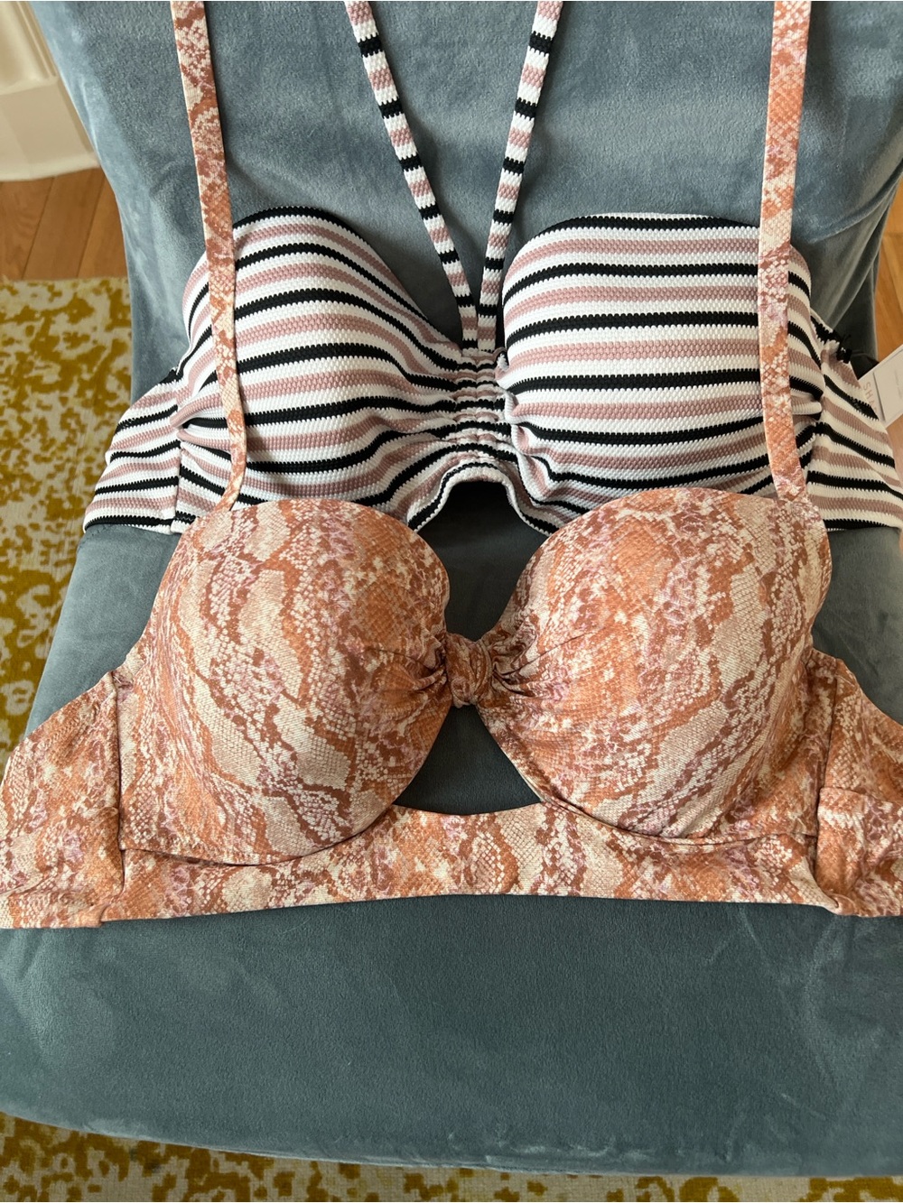 2 new 36 DD Bra/bikini tops